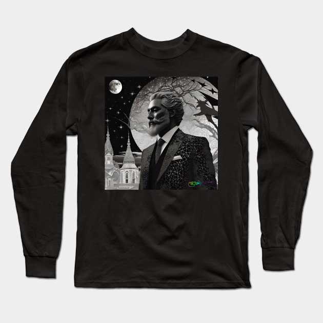 Haunted Dark Worlds  - Magical Odyssey 7 Long Sleeve T-Shirt by Benito Del Ray